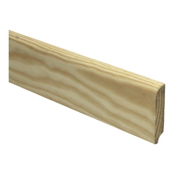 Franse houten plint 13x60 mm massief Grenen