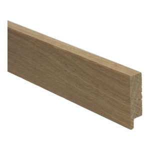 Rechte houten plint 15x54 massief Eiken