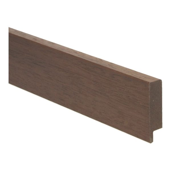 Rechte houten plint 15x54 mm massief Mahonie