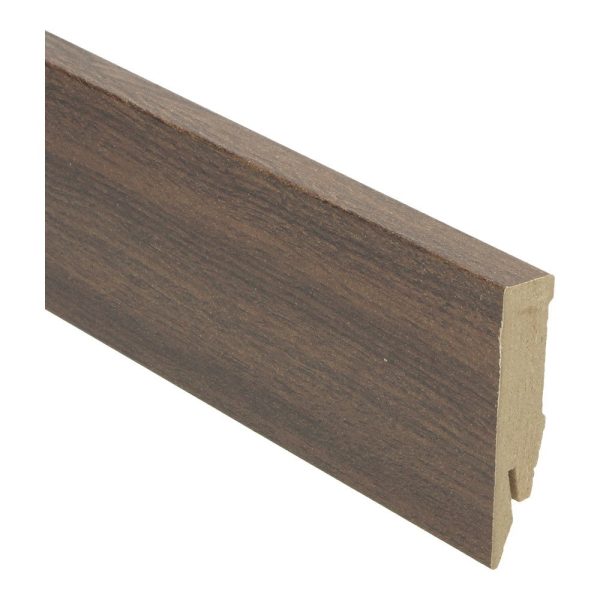 Rechte folieplint 70x14 Eiken Donker Vernist