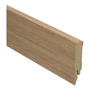 Rechte folieplint 70x14 Eiken Licht