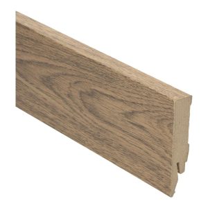 Rechte folieplint 70x14 Oud Kastanje