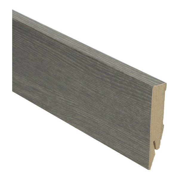 Rechte folieplint 70x14 Titanium Eik
