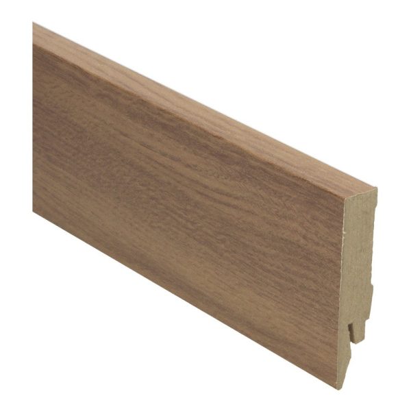 Rechte folieplint 70x14 Eiken Donker Geolied