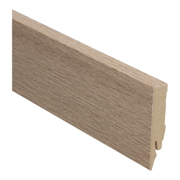 Rechte folieplint 70x14 Wit Noten