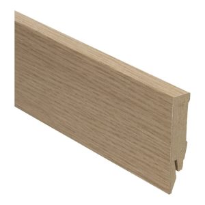 Rechte folieplint 70x14 Licht Geborsteld Eiken