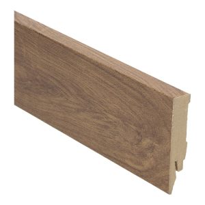 Rechte folieplint 70x14 Eiken Naturel Donker