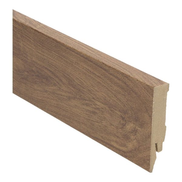 Rechte folieplint 70x14 Eiken Naturel Donker