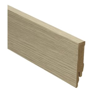 Rechte folieplint 70x14 Champagne Eiken