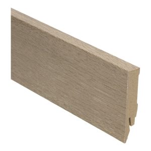 Rechte folieplint 70x14 Fijngestreept Eiken Licht
