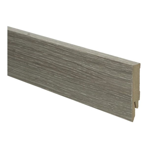 Rechte folieplint 70x14 Gerookt Eiken Wit Geolied