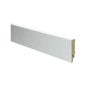 Rechte folieplint 70x14 Eiken Wit Gelakt