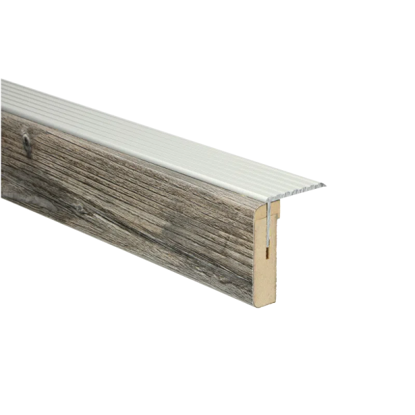Uitlooptrede MexForm met aluminium profiel - Zilver