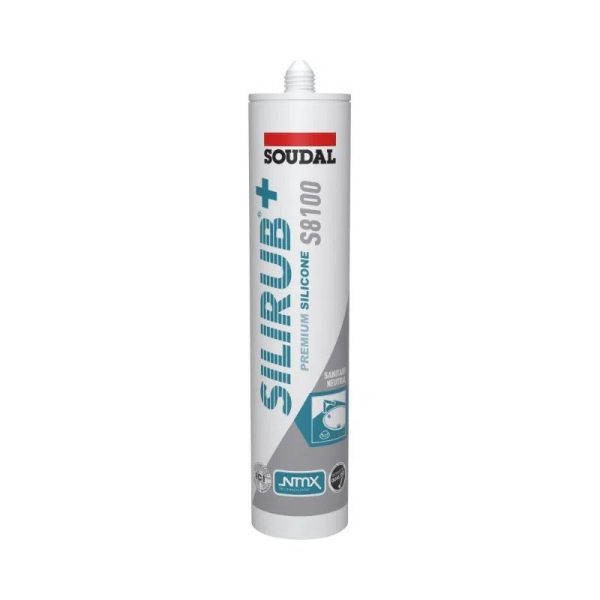 Soudal Siliconenkit S8100 Transparant Grijs 300 ml