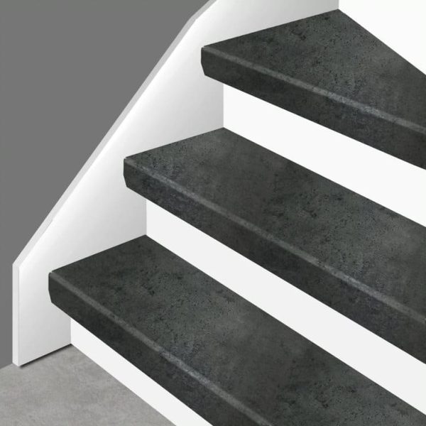 Overzettreden BASALT DONKER | K-stairs traprenovatie