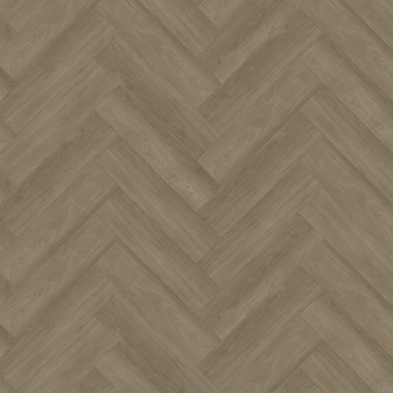 Grijze PVC-vloer in de tint Ash, met een fijne houtnerf