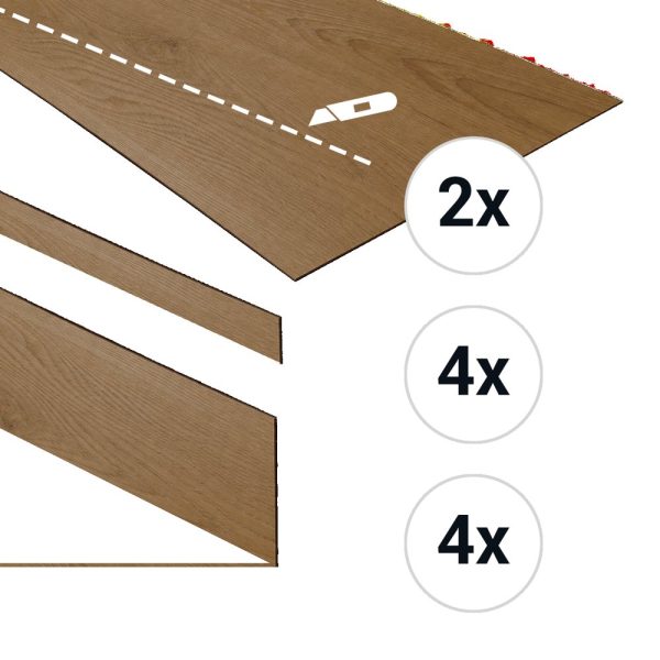 PVC traptreden set voor 4 treden | Douwes Dekker Nieuwe Oogst