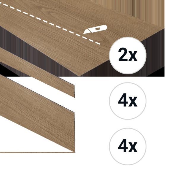 PVC traptreden set voor 4 treden | Otium NXT