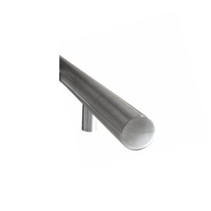 Trapleuning RVS geborsteld rond 45 mm voor blinde montage