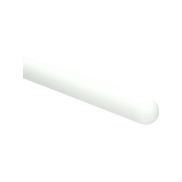 Trapleuning wit gegrond rond 40 mm