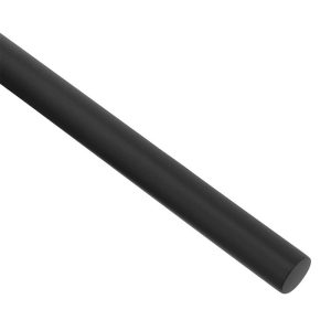Trapleuning zwart rond 45 mm