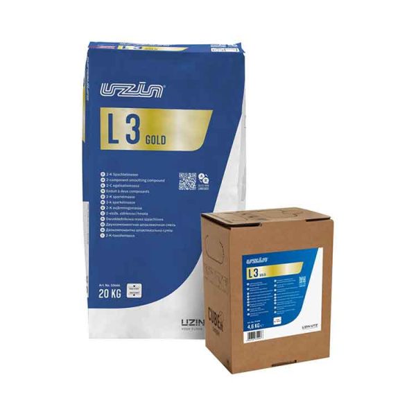 Uzin L3 Gold 2-componenten uitvlakmassa