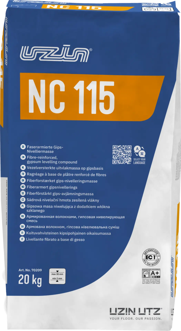 Uzin NC 115 vezelversterkte egaline